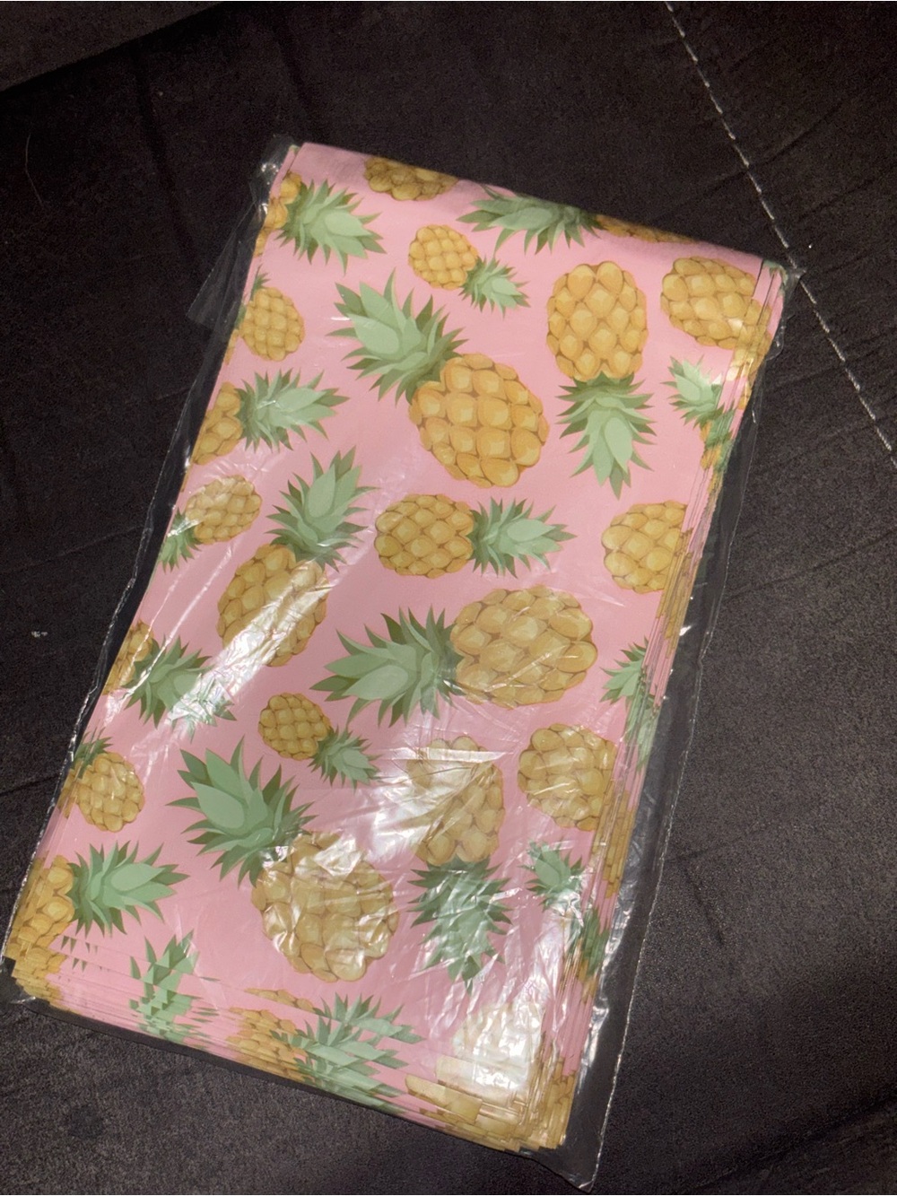 Pink Pineapple Patterned Poly mailers - 25 Pack 6X9